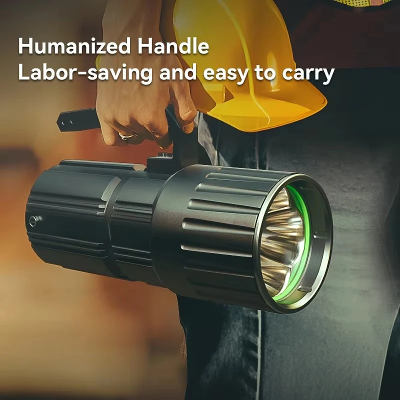 JG150 6063 Aluminum Alloy 15000 Lm Durable Strength Flashlight IP55 Search and Rescue Light Cup 5V 2A Flashlight