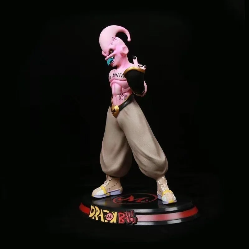 28.5cm Dragon Ball Super GK Tattoo Majin Buu Social Majin Buu Figure Ornament Collection Gift
