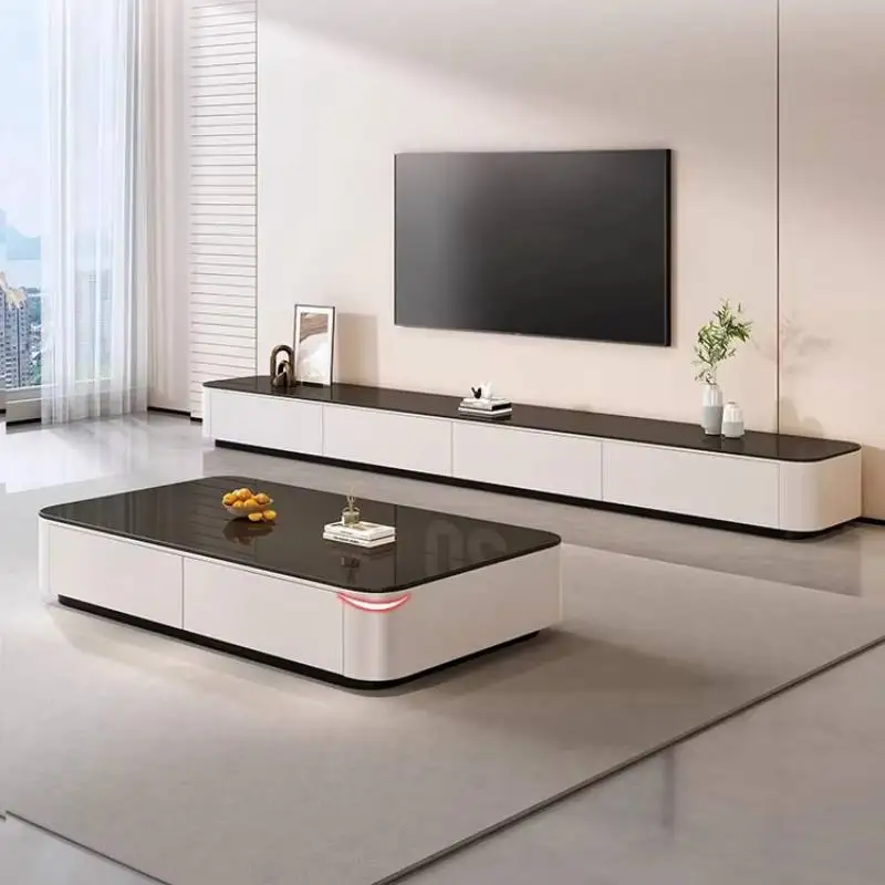 

Corner Assembly Tv Cabinet Background Wall Room Designer Lowboard Tv Table Entertainment Salon Mueble Salon Room Furniture