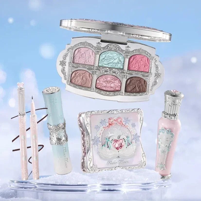 flower-knows-snow-ballet-ensemble-complet-de-maquillage-gloss-a-levres-blush-palette-de-fards-a-paupieres-scintillants-poudre-fixante-crayon-pour-les-yeux-tout-en-un