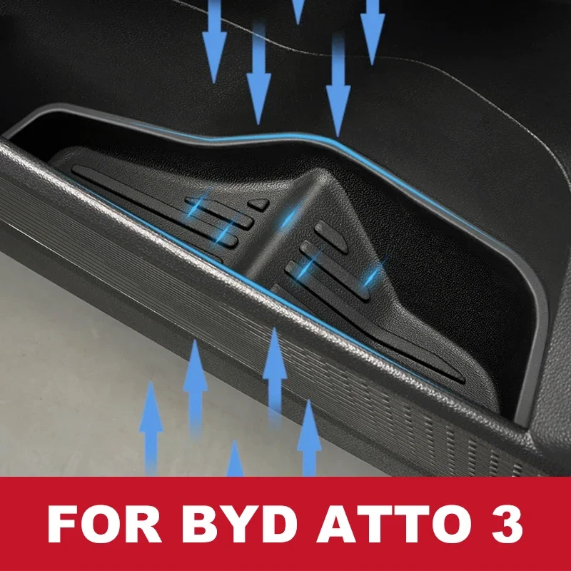 

Для Byd Atto 3 2023 2024 Внутренняя дверь ящик для хранения дверной слот коврик аксессуары для модификации автомобиля