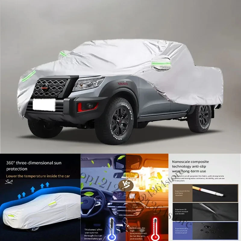 

For Nissan Navara Car cover Exterior Car Cover Outdoor Protection Full Car Covers Waterproof