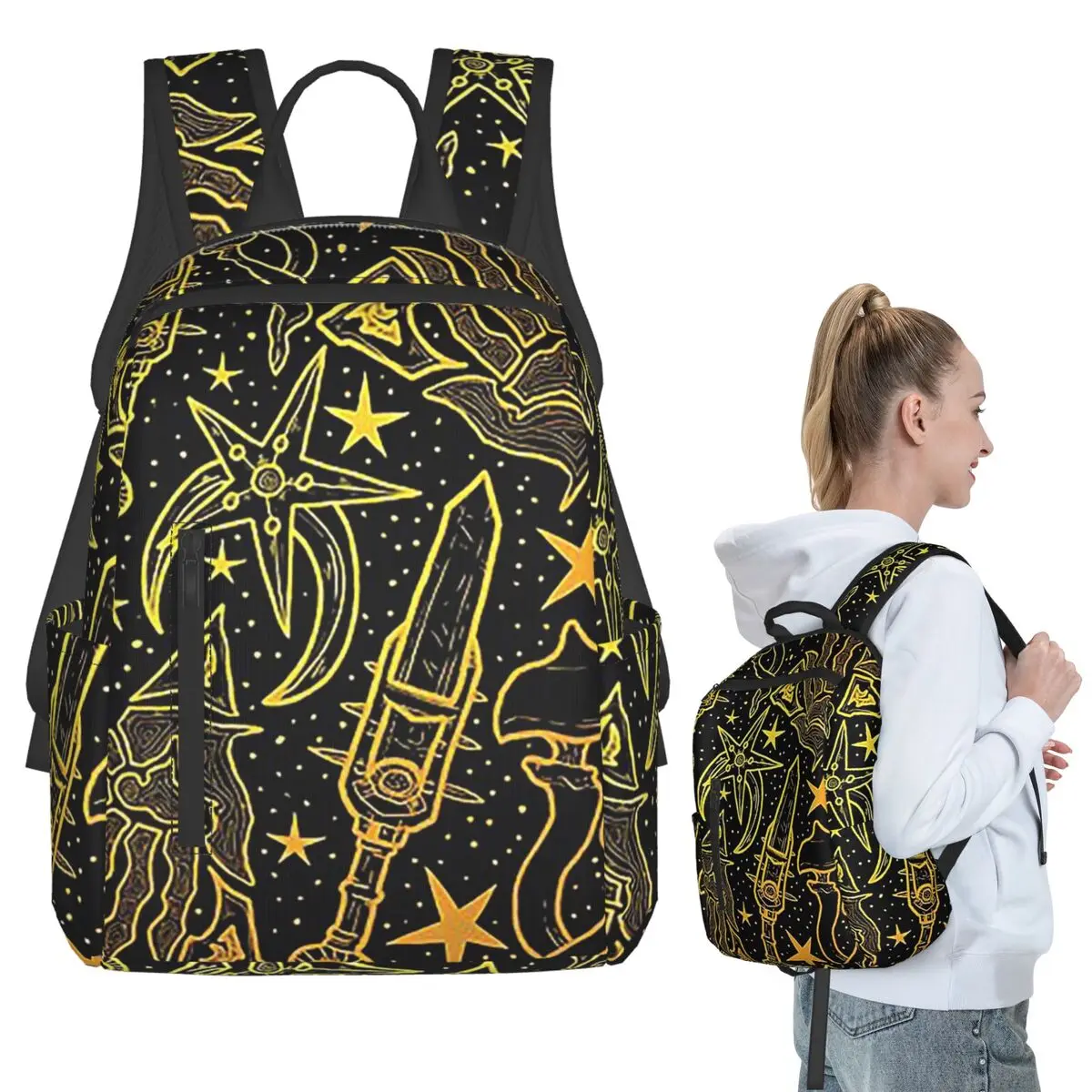 

Nerevar Morrowind GOTY Edition Inspired Scrolls Elder RPG Dunmer Backpack Student BookBag Kids School Bag Computer Shoulder Bags