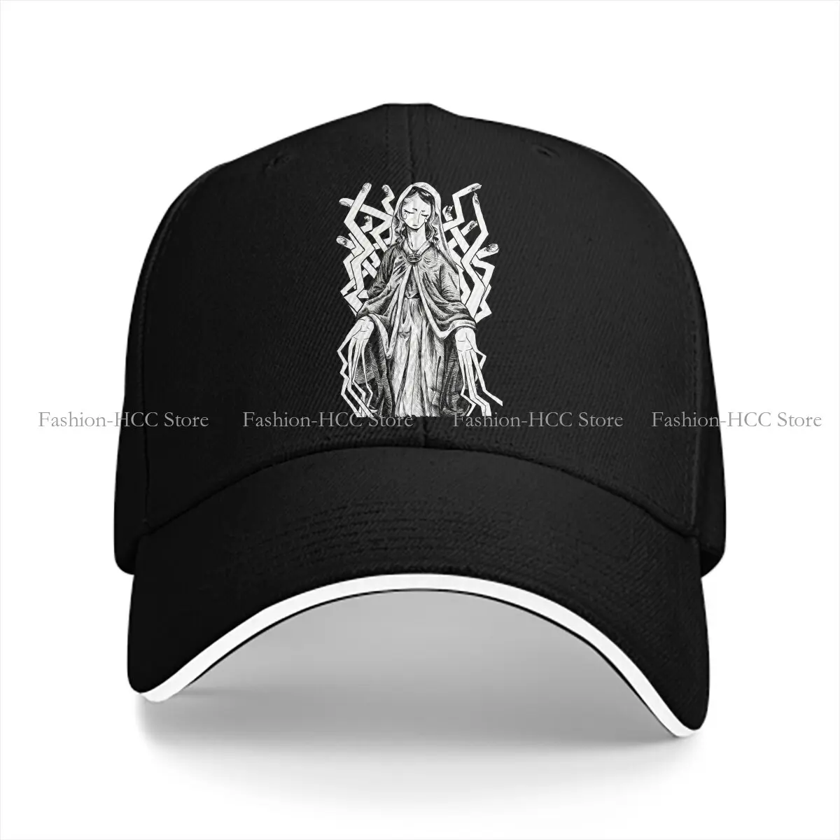 

Virgin Mary Multicolor Hat Peaked Cap Horror Personalized Visor Protection Hats