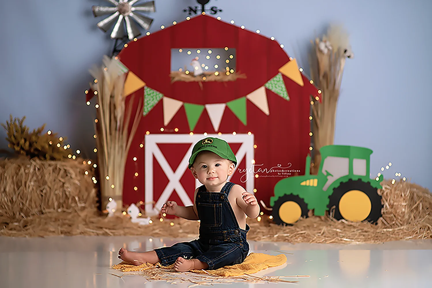 Farm Country Roads Backdrops Kids Baby Birthday Cake Smash Red Wooden House Photocall Decors Barn Door Backgrounds