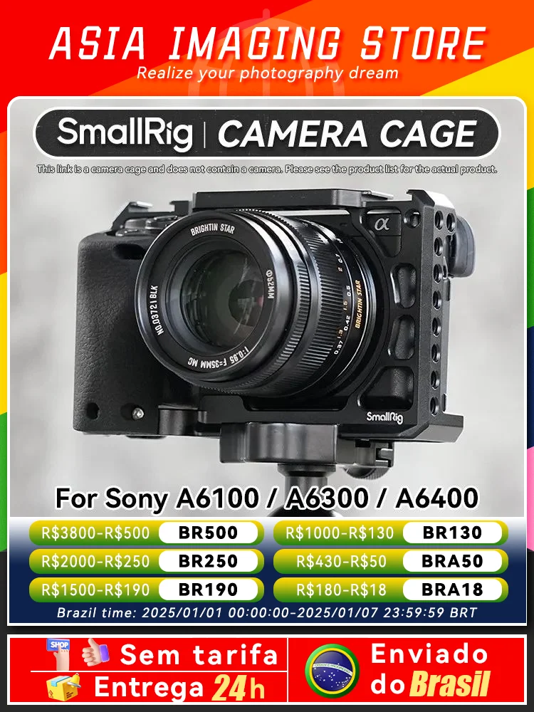 【 Do Brasil 】 SmallRig Camera Cage Handle Grip 1/4