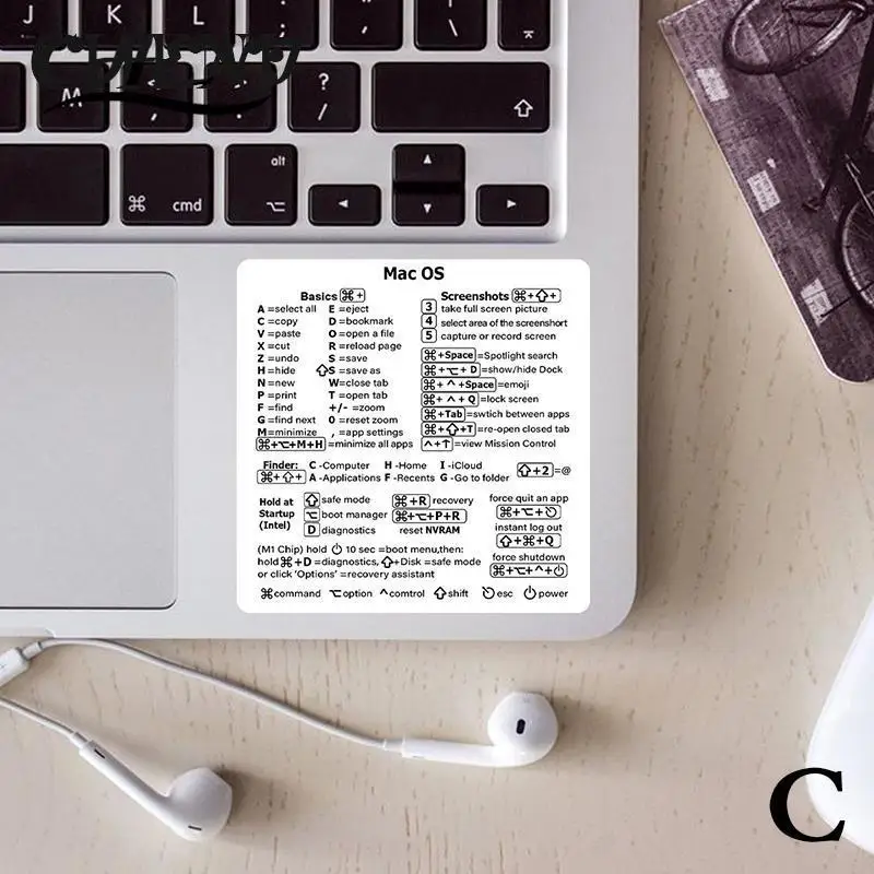 1 Stück Computer Referenz Tastatur Short cut Aufkleber Kleber für Windows PC Laptop Desktop