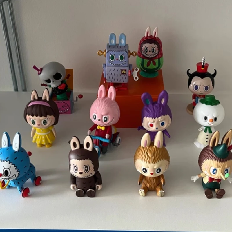 

Genuine Labubu The Monsters Toys Series Blind Box Surprise Mystery Box Toys Cute Anime Figure Desktop Ornament Customized Gift