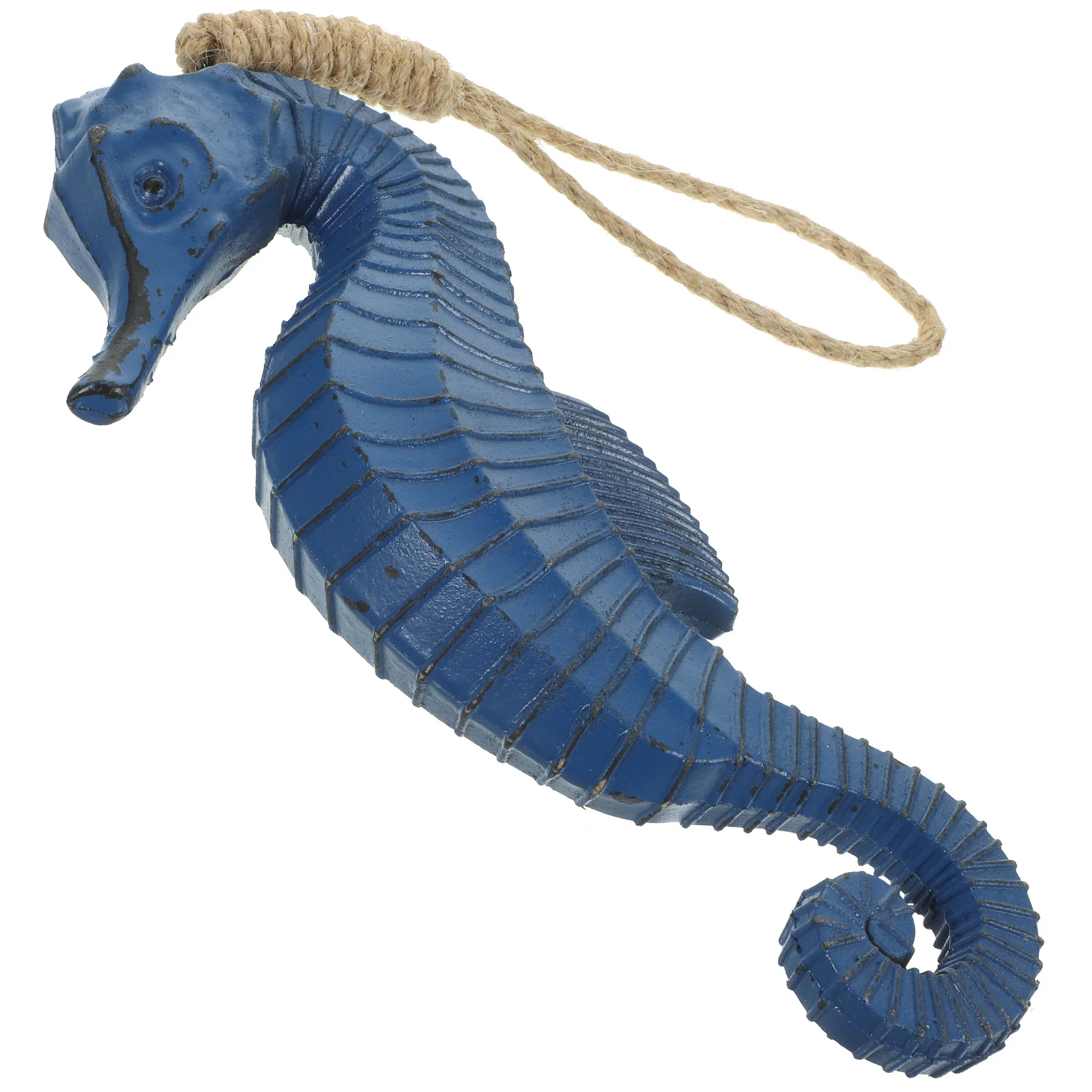 

Retro Seahorse Pendant Nautical Wall Decor Beach Theme House Vintage Themed Bathroom Sculpture Decorations for Bedroom Wood