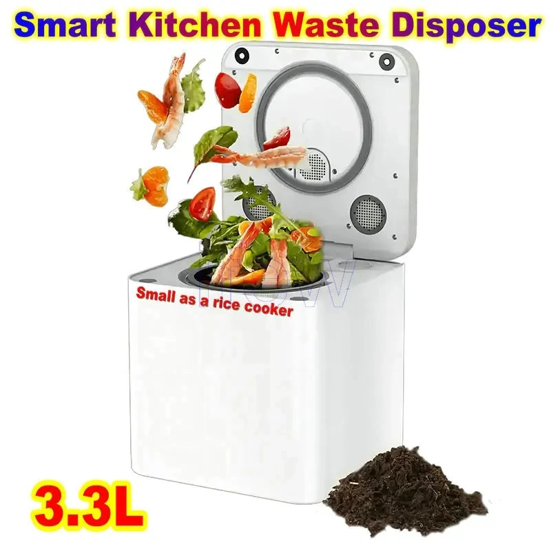 

Kitchen Food Waste Compost Machine Waste Disposal Home Automatic Drying Deodorization Microbial Decomposition of Wet Garbage Kit