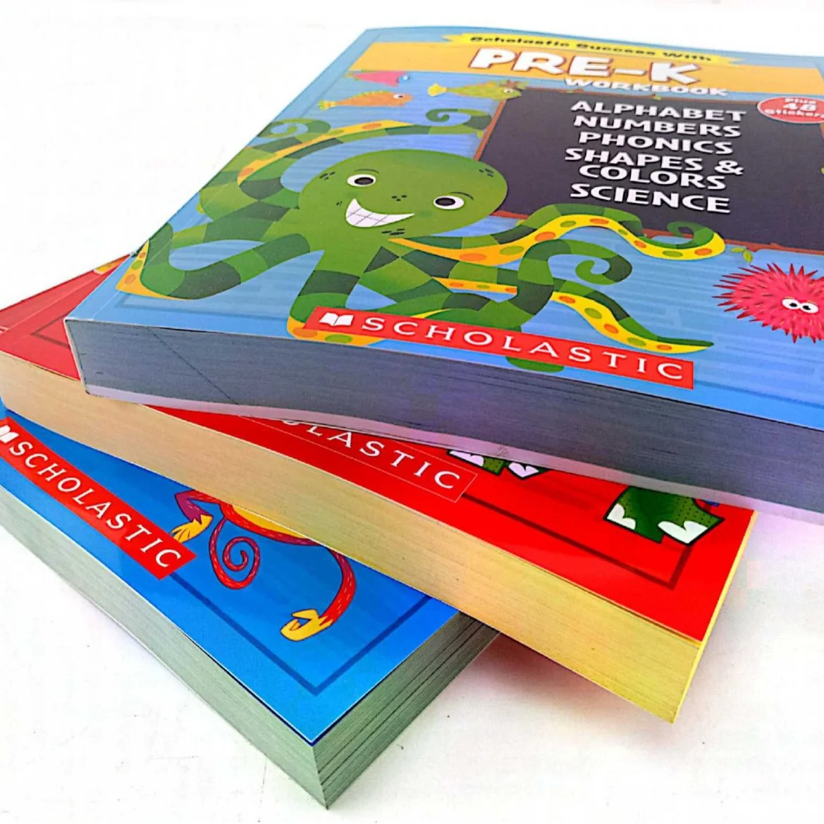 

Scholastic Succese with PRE-K/Grade 1/Grade2 workbook 3 volumes