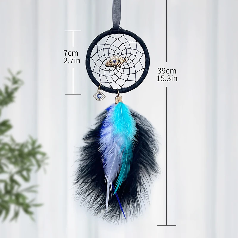 Dream Catcher Handmade Wind Chimes Car Interior Hanging Pendant Bedroom Wall Decorations Festival Party Gifts Home Decor Crafts