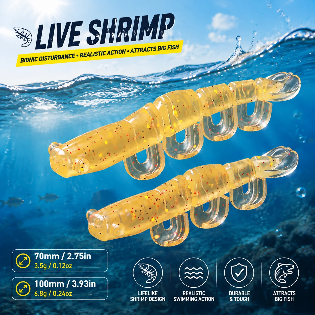 isca-artificial-camarao-articulado-70mm-100mm-35g-68g-pvc-multissegmentado-que-brilha-no-escuro-para-pesca-de-robalo