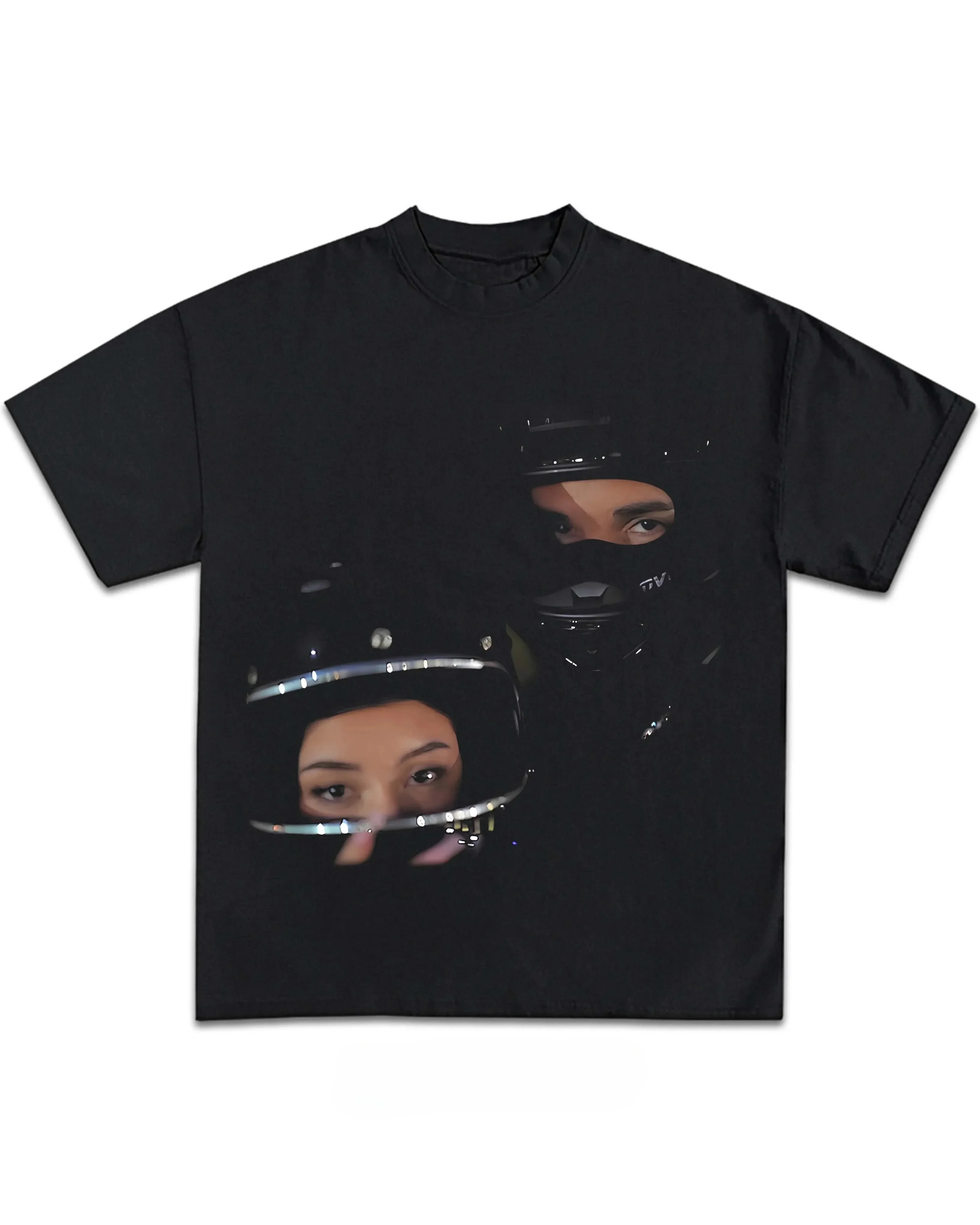 Streetwear Oversized Y2k Men's Women's Drake Search & Rescue Pattern Print T-shirt Cotton Soft Short Sleeves Male Female Clothes