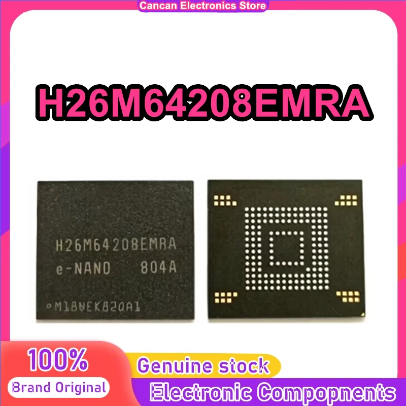 

H26M64208EMRA EMRA industrial grade 32GB flash memory chip eMMC 0-10 IC New Original in Stock