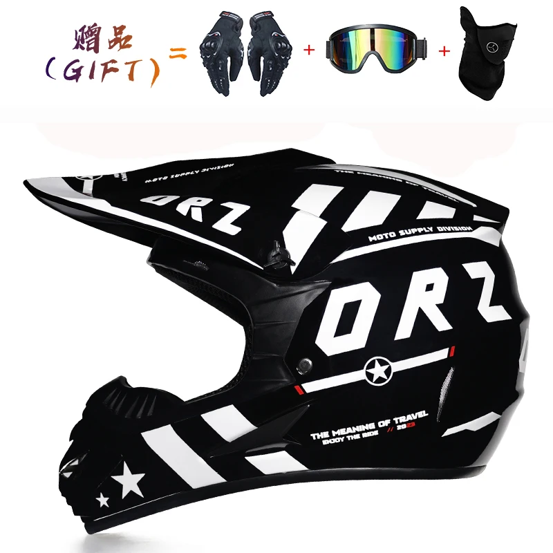 خوذة دراجة نارية عالية الجودة Capacete Motocross VIRTUE Dot Abs 1 كجم للجنسين