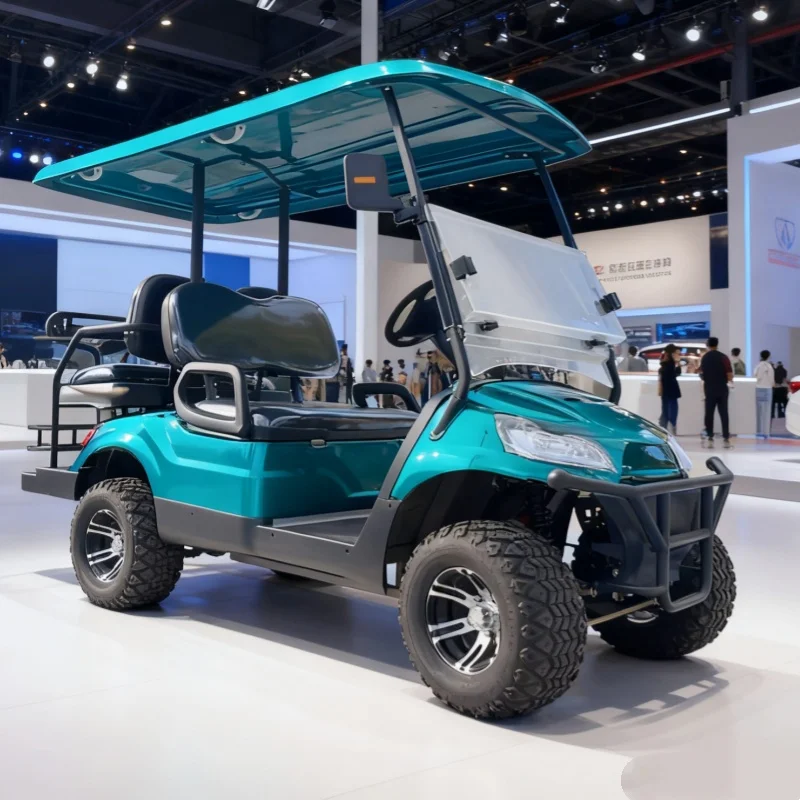 2025 New Style New Lead-Acid Lithium Battery 60V 5KW 2-Seat Electric Golf Cart All-Terrain Off-Road Vehicle Rapid Delivery