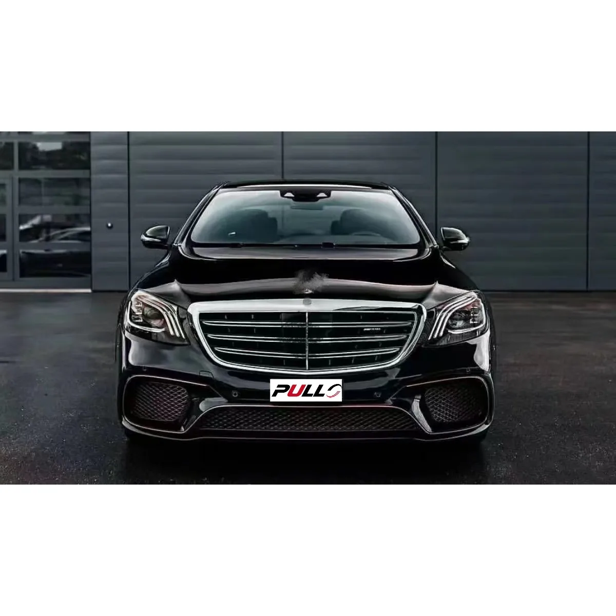 Body kit for Benz W221 2006-2013 to W222 S65 AMG model include front and rear bumper grille hood fenders auto lamps trunk lid