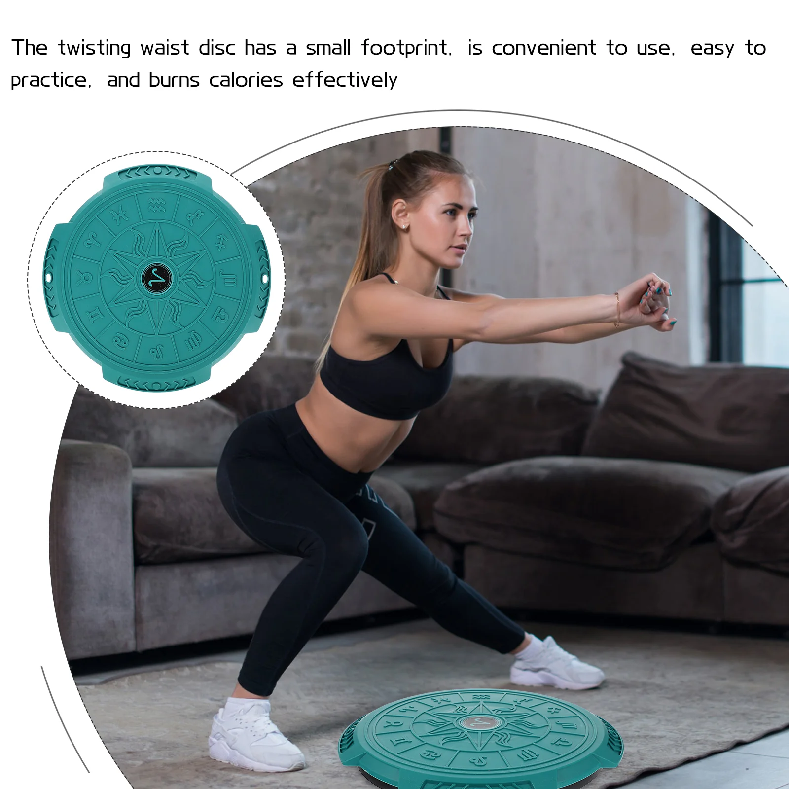 Waist Slimming Rotating Board Female Twisters Equipment Twisting Body Disc Fitness Machine Plate