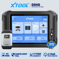 XTOOL D9HD Heavy Duty Truck Diagnostic Tool Full System Scanner With Topology Key Programming 45 Service For 12V Cars 24V Trucks