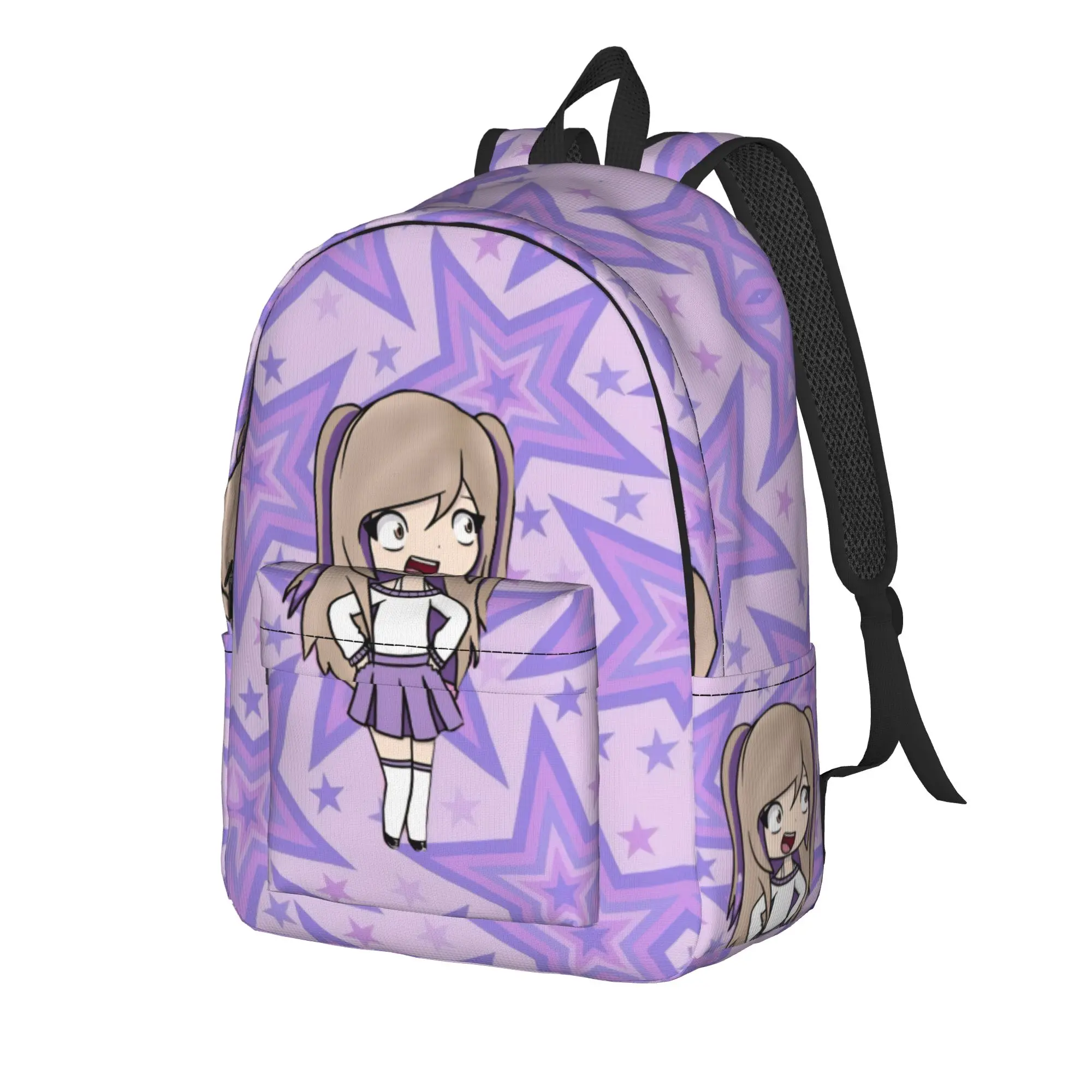 Dense Real Mix Collage Lyna Vallejos  Backpack for Men Women High School Hiking Travel Daypack  Laptop Computer Shoulder Bag