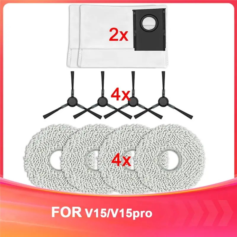AB13-For Midea V15/V15pro Robot Vacuum Cleaner Accessories Replacement Kit For Vacuum Cleaner Consumables