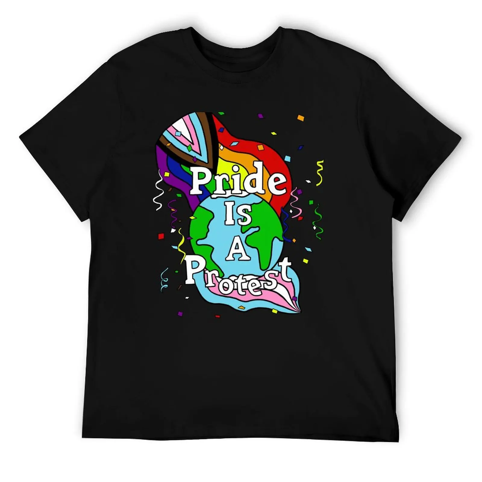 Pride Is A Protest T-Shirt man t shirts cotton man t shirts graphic T-Shirt