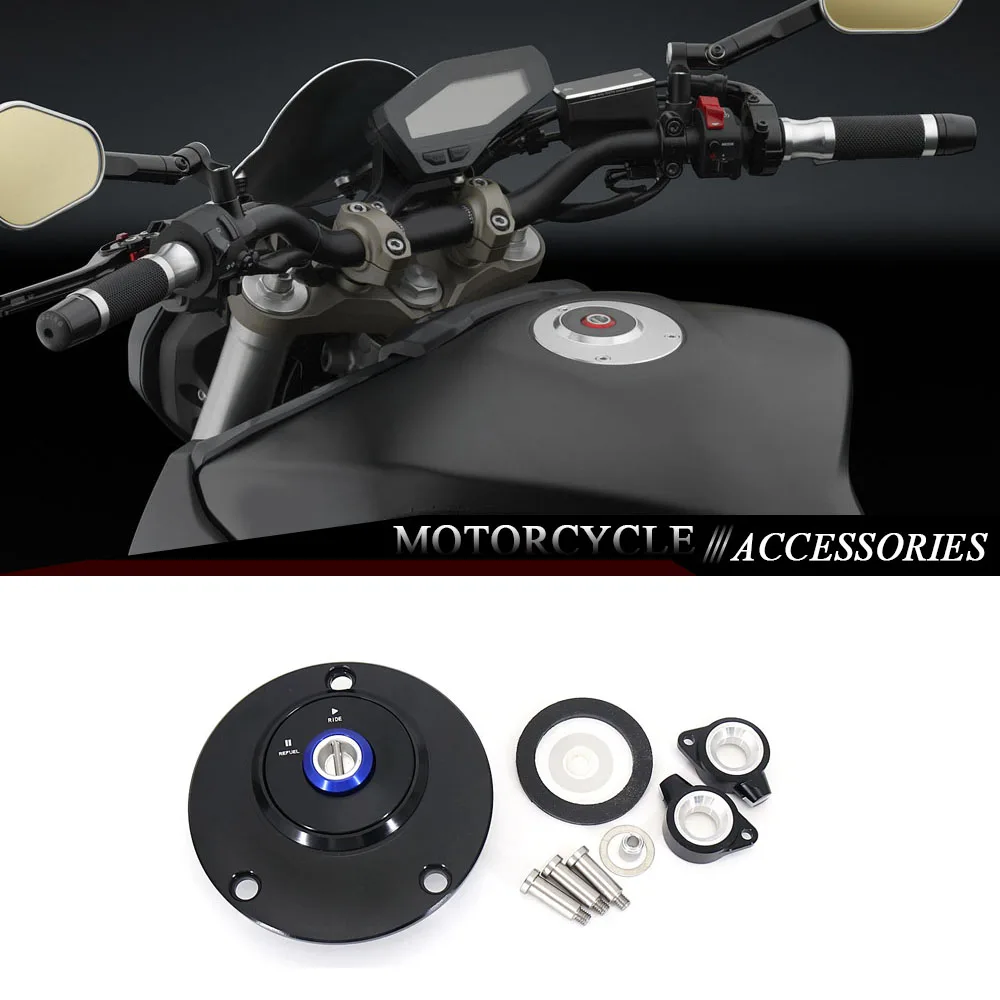 

FZ1 FAZER New Motorcycle Fuel Tank Cap Fit For Yamaha FZ1 Fazer 2006-2014 2013 2012 Fz1 CNC Aluminum Gas Tank Cover Accessories