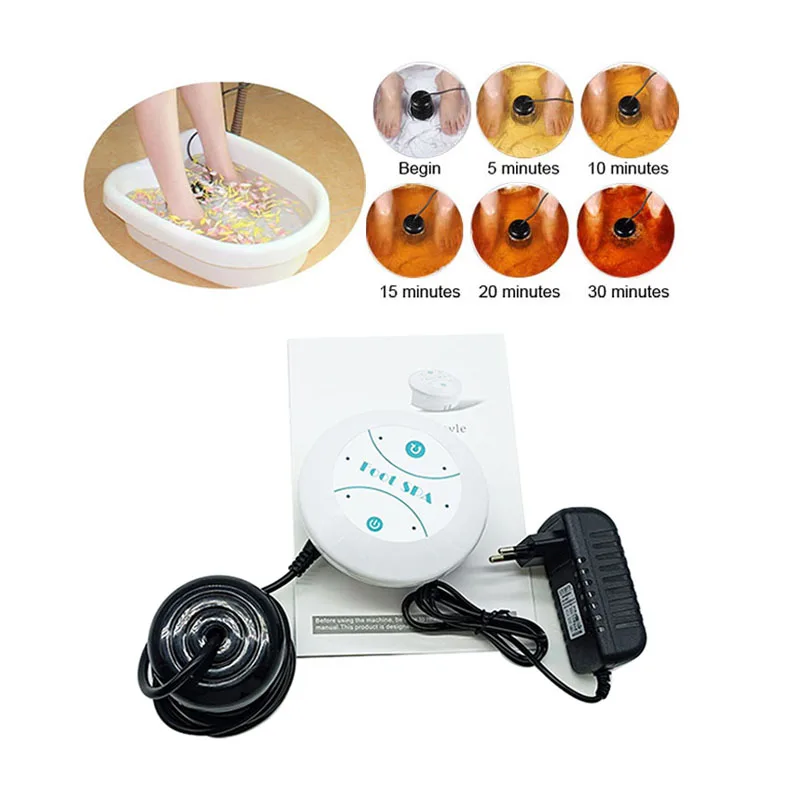 Foot Detox Ionic Spa Machine Ion Cleanse Array Feet Detox Bath Massager Pain Relief Device Detoxification Spa Health Care Tool