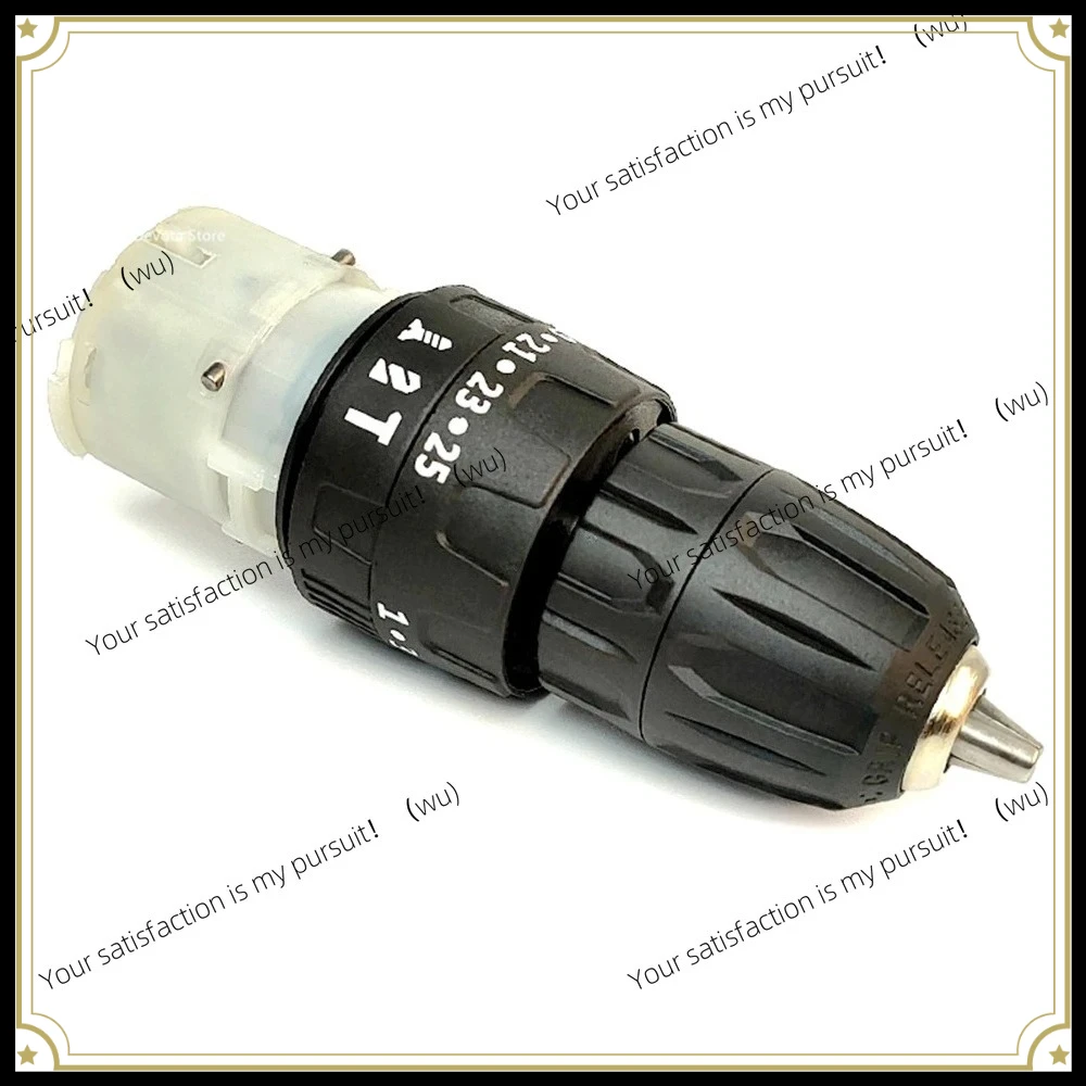 ZOCI-FOR Rechargeable Drill Two-speed Impact 3-Functions Gearbox Assembly High torque Gearbox Accessories 12 Teeth 550 DC Motor