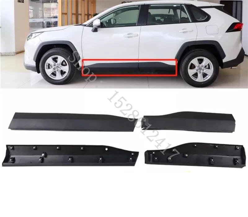 Originele fabrieks ABS carrosserie zijlijsten zijdeur decoratie bescherming voor Toyota Rav4 RAV 4 2020 2021~2024 auto-accessoires