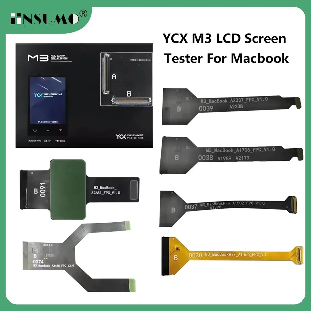 YCX M3 LCD Screen Tester For iPad Macbook Tablet True Tone OLED Screen Repair 3D Touch Testing  Image Playback Test Repair Tool
