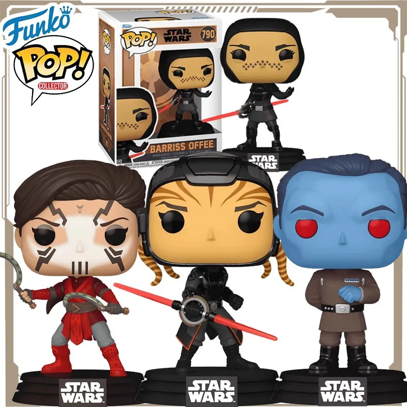 

Funko POP Original Star Wars Anime Figure BARRISS OFFEE ADMIRAL THRAWN Action Figure Toys for Boys Girls Kids Gift Ornaments