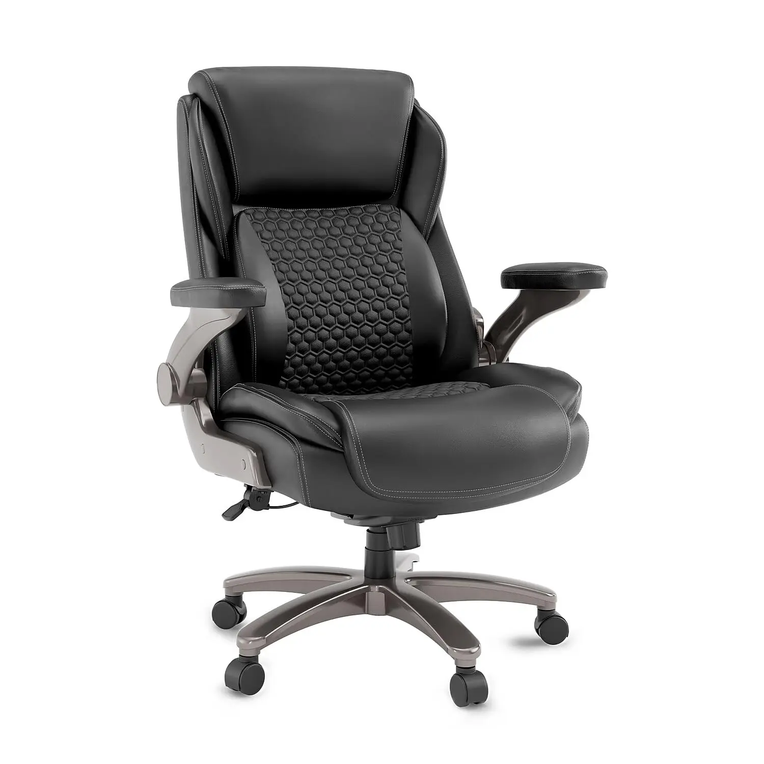 Big & Tall Executive Office Chair, 400 lb Weight Capacity Bonded Leather Ergonomic High Back Computer Desk Chair, Customized