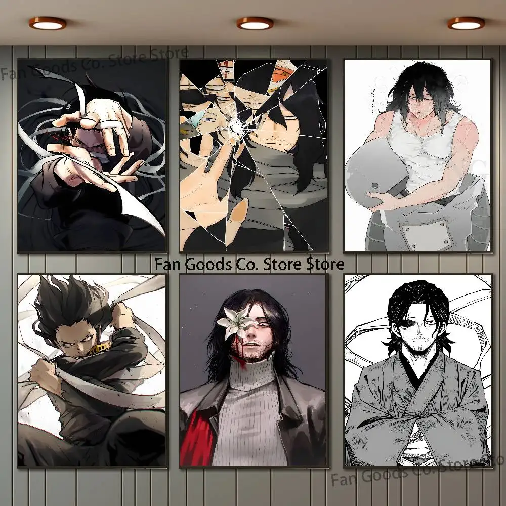 MHA A-Aizawa Shouta My H-Hero Vintage Poster HD art sticky wall waterproof home living room bedroom bar aesthetic decoration
