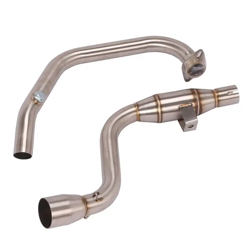 51MM Exhaust Header Pipe For Suzuki Gixxer155 GSX150F Motorcycle Escape Front Connect Link Tips Slip On Muffler Stainless Steel