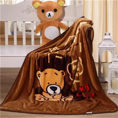 

Sofa Warm Children Nap Blankets Cartoon Pattern Children Blankets Plush Thick Ultra Flannel Fleece Throw Blanket For Kids