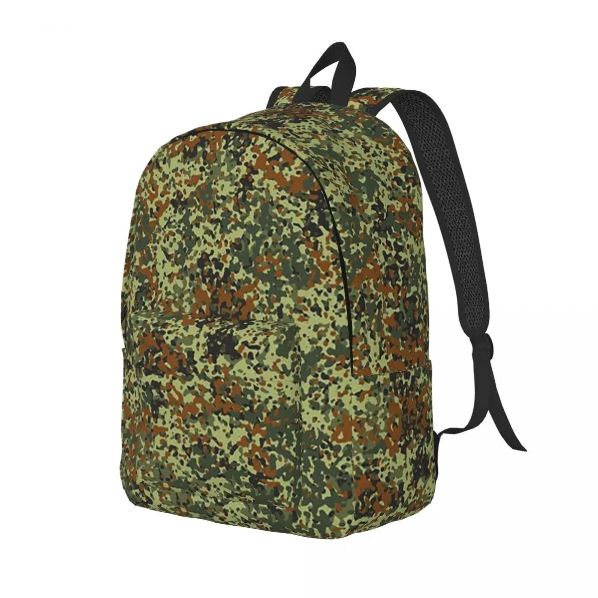 Splintertarn German WW2 Camouflage Army Military Camo Backpack Daypack Kids BookBag School Bag Shoulder Bags for Boys Girls