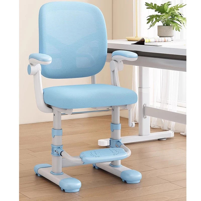 Children Kids Height Adjustable Furniture Growing Study Armchair Safety Seats Design Room Designer Cadeira Footrest Girl JGY