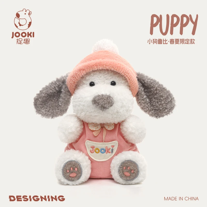 

Cute Luby Dog Plush Toy Stuffed Animal Puppy Plush Wear Clothes Pillow Home Room Decor Kids Birthday Xmas Gifts Companion Doll