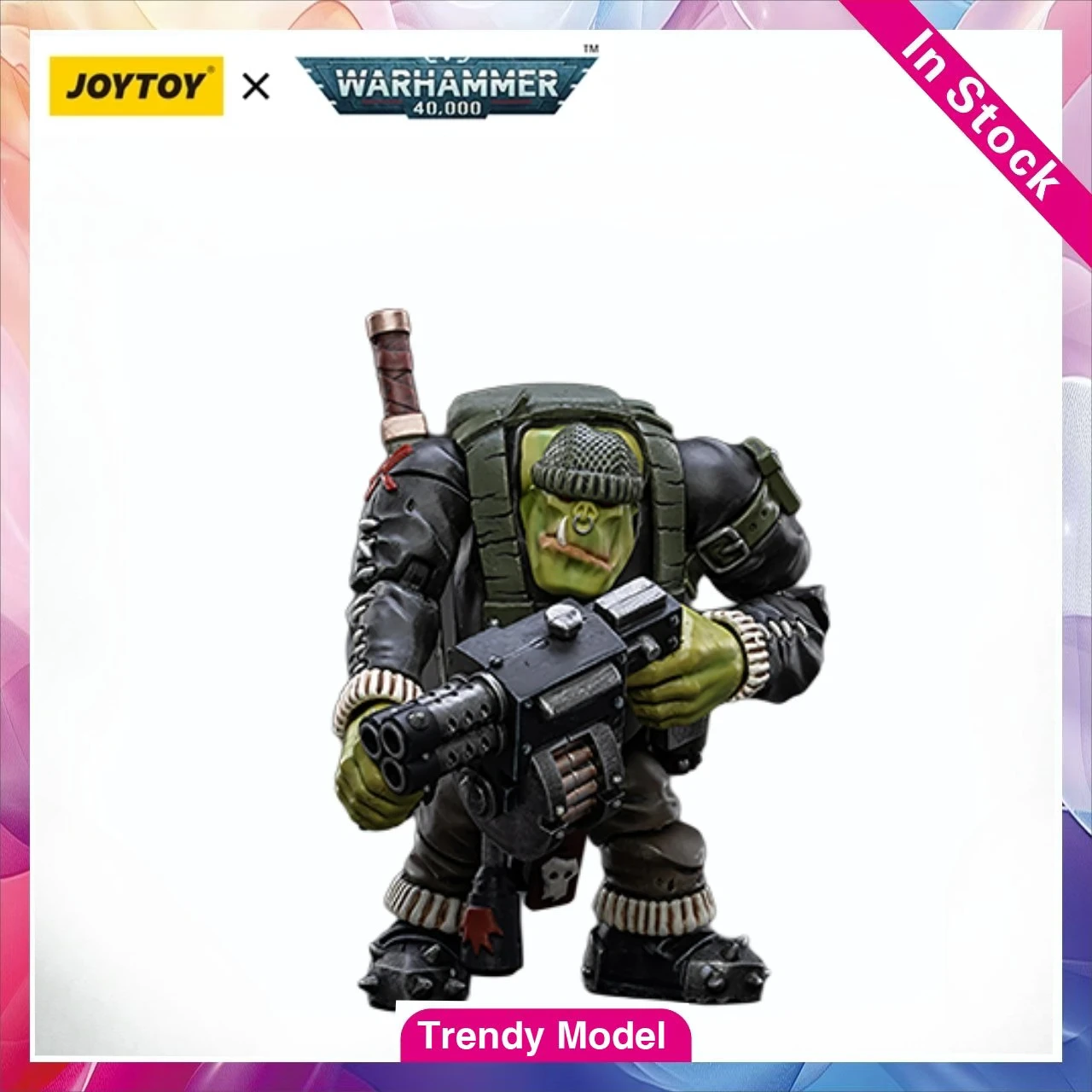 

【TM】In Stock JOYTOY Warhammer 40K Ork Komandos Dakka Boy Rotbilge 1/18 Action Figure Model Toy Gift Collection Ornament