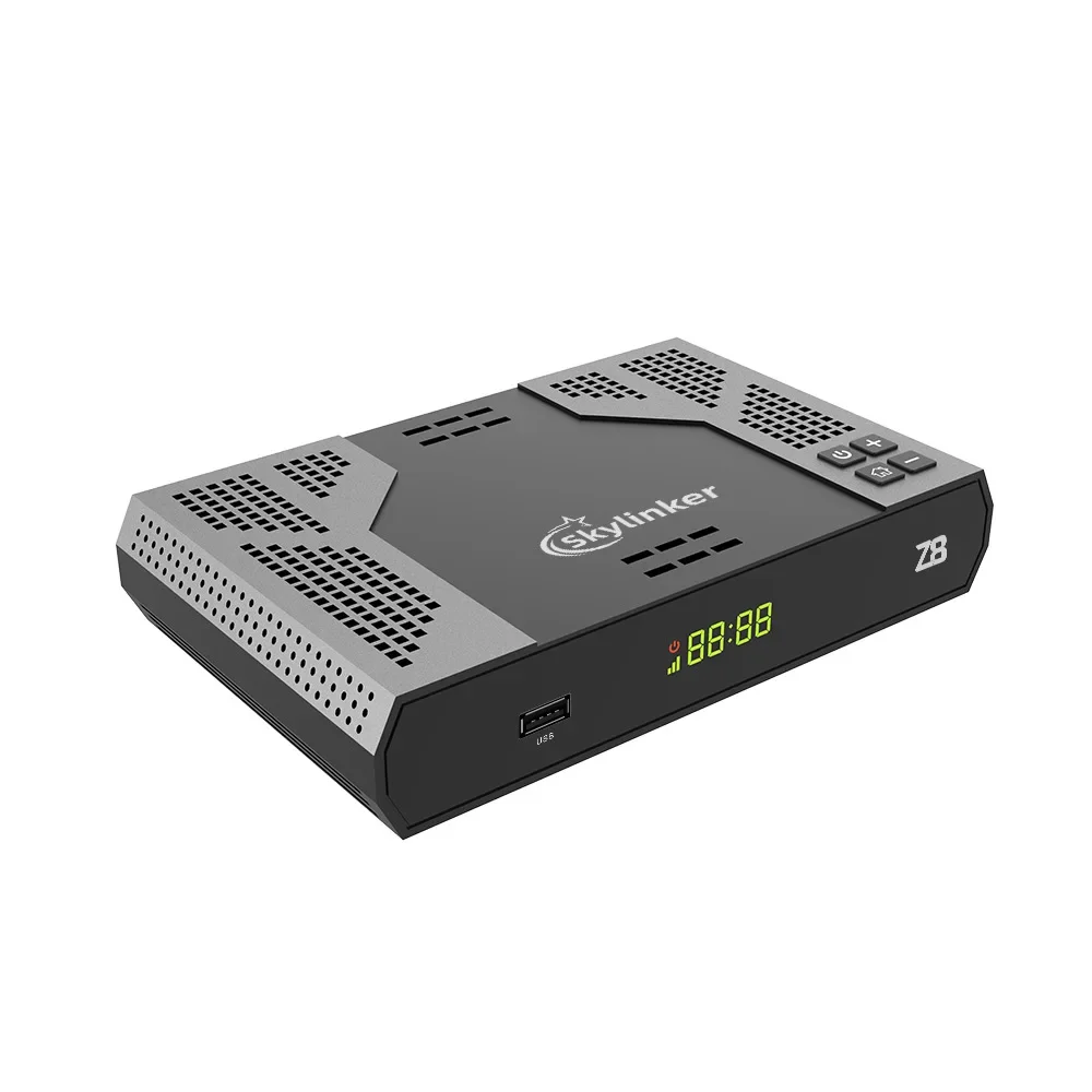 Skylinker Z8 Android OTT+H.265 DVB-S2 FTA مع H265 2+16GB Hybrid 4K DVB S2 جهاز استقبال الأقمار الصناعية فك التشفير