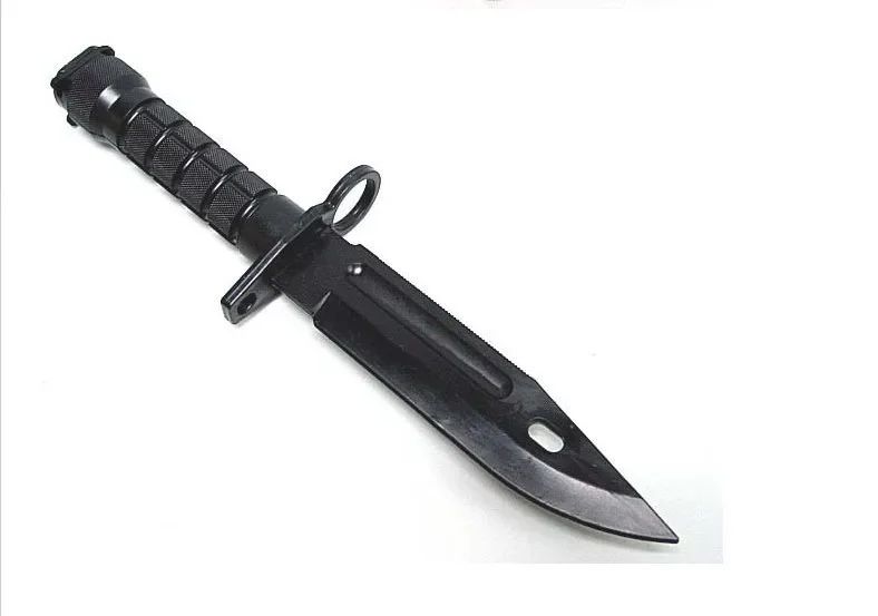 Rubber Model airsoft sword bayonet sharp high quality and best price hunting tactical Rubber 1:1M9 knife