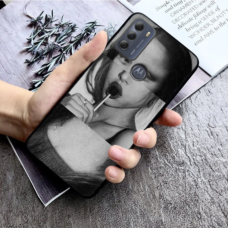 Case for Motorola G100 G50 G60 G60S G10 G20 G30 G53 G13 G32 G stylus G8 G9 G Power G9 Plus G Pure David Mona Lisa