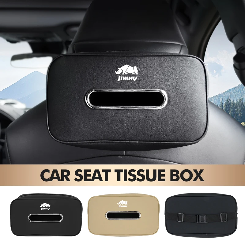 

Car Seat Tissue Box Auto Paper Towel Storage Bag Accessories For Suzuki Jimny jb23 jb64 jb43 jb74 jb53 jb32