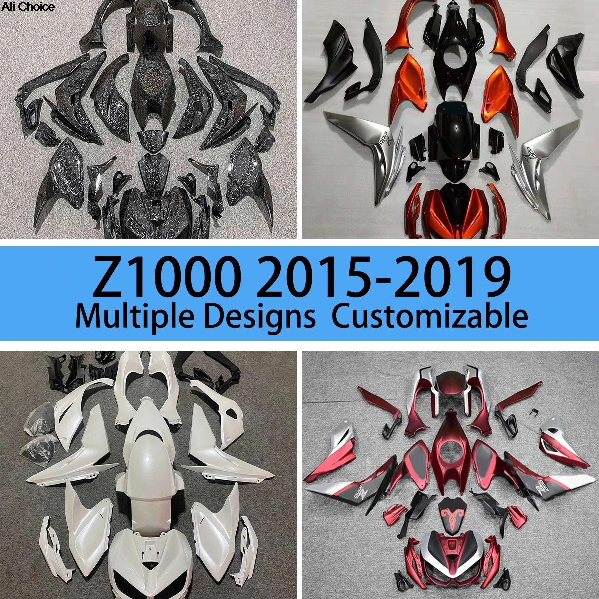 Z1000 2015 2016 2017 2018 2019 High Quality Fairings for KAWASAKI z1000 15-19 Motorcycle Fairing Bodywork Kit Carbon Fibre