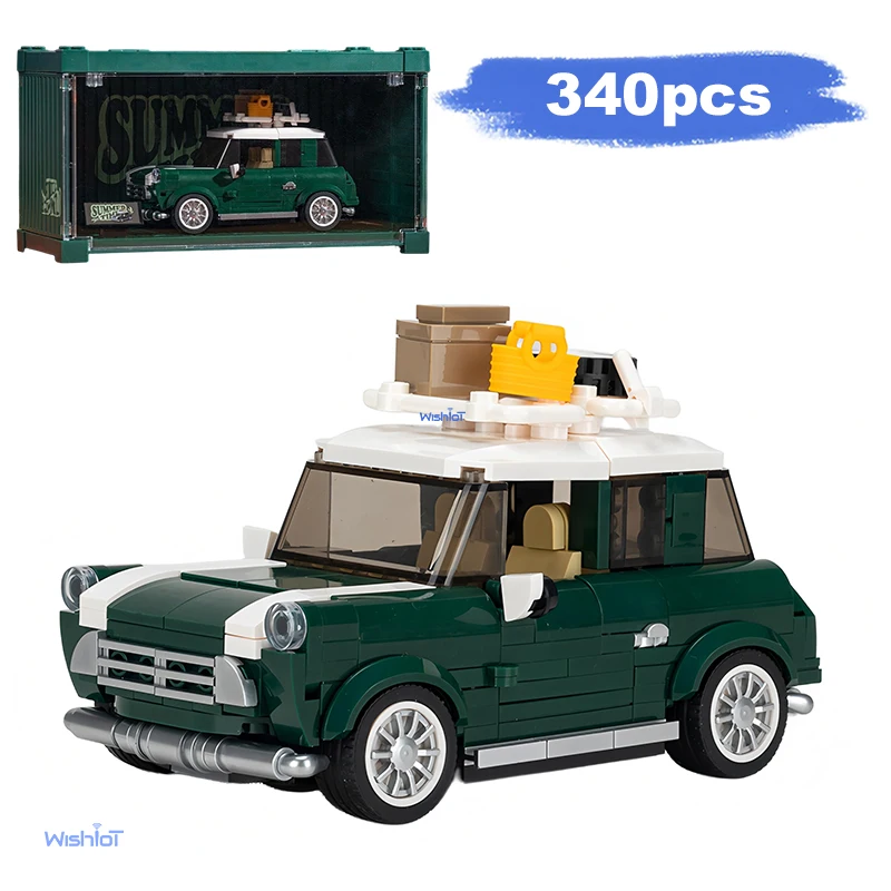 

PB8804 MINI Station Wagon 8 Stud Vehicle Model 340pcs Building Block Military Truck Gift For Kids Collectors