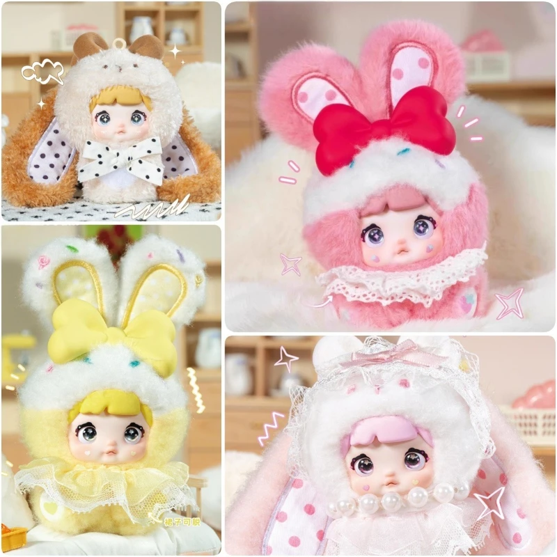 

Nommi Baby Sweetheart Bunny Series слепая коробка Kawaii плюшевая кукла-сюрприз игрушки виниловая сумка для лица кулон Mystery Box настольное украшение