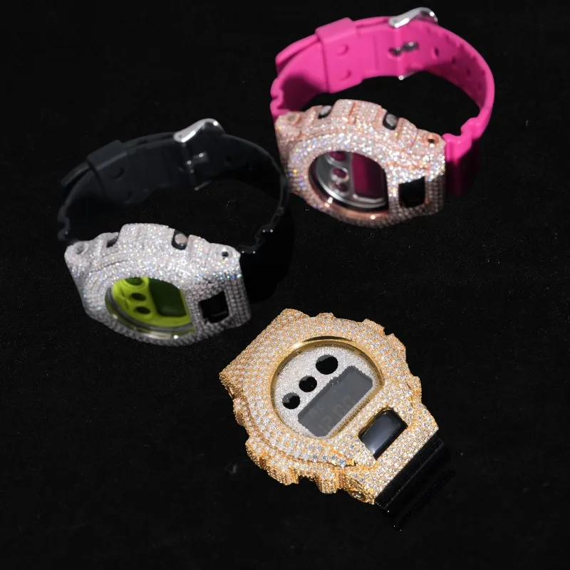 European and American hip-hop watch DW6900 case fashionable and versatile hot-selling jewelry