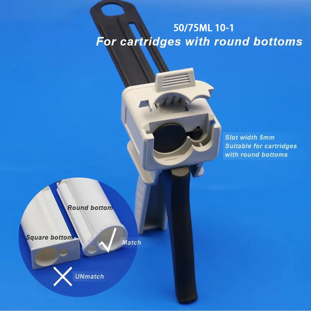 Manual Glue Gun Dispensing Gun AB Epoxy Sealant Glue Gun 1:1 2:1 10:1 Applicator Glue Adhesive Squeeze Mixed Manual Caulking Gun